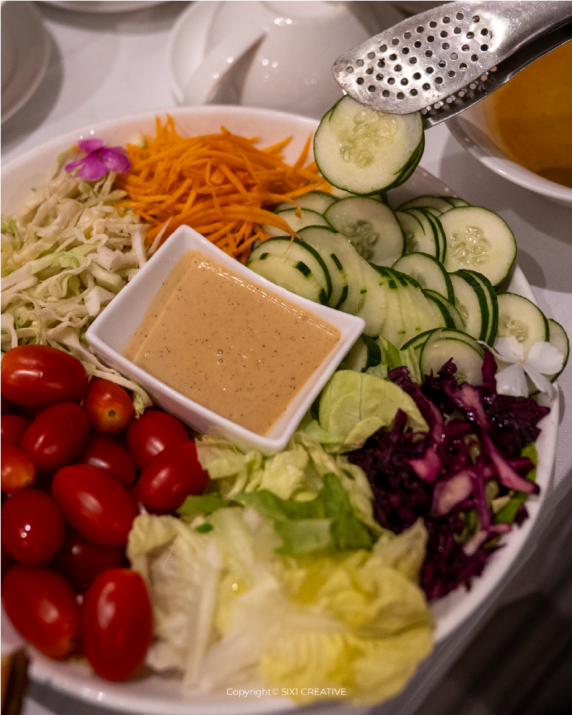 Salade dressée